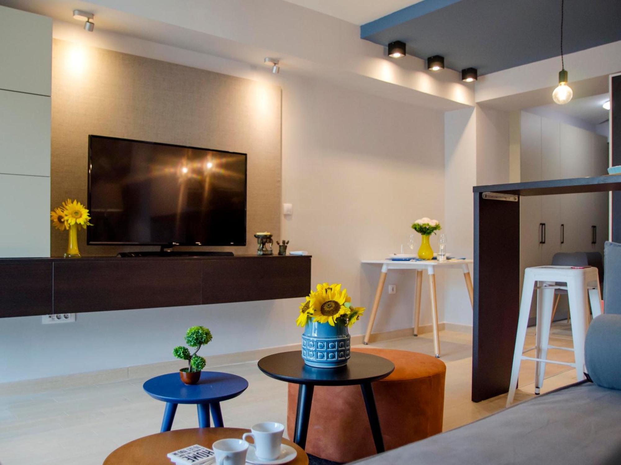 Stylish Studio, Skopje Centre - Private Parking - Panoramic Views Extérieur photo